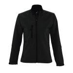 Chaquetas softshell impermeable para mujer 340 g/m2 SOL'S Roxy color negro vista fotografía