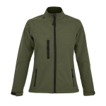 Chaquetas softshell impermeable para mujer 340 g/m2 SOL'S Roxy color verde militar