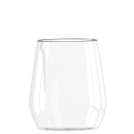 Vaso personalizado de cristal de 380ml apto para lavavajillas Lounge color transparente