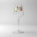 Copas de vino personalizadas de cristal y 370ml Crianza color transparente