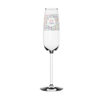 Copa de champán personalizada de cristal y 220ml Prestige color transparente
