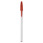 Bolígrafos con tapón personalizados tinta azul BIC® Style Opaco color rojo