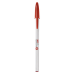 Bolígrafos con tapón personalizados tinta azul BIC® Style Opaco color rojo