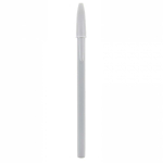Bolígrafos con tapón personalizados tinta azul BIC® Style Opaco color blanco