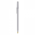 Bolígrafos publicitarios baratos tinta azul BIC® Round Stic® Colors color gris