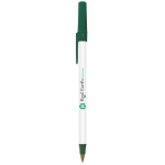 Bolígrafo eco para personalizar tinta azul BIC® Round Stic® Opaco ECO color verde
