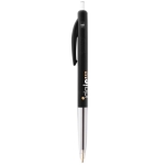 Bolígrafo BIC personalizado con pulsador tinta azul BIC® M10® Clip color negro