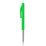 Bolígrafo BIC personalizado con pulsador tinta azul BIC® M10® Clip color verde