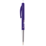 Bolígrafo BIC personalizado con pulsador tinta azul BIC® M10® Clip color azul marino
