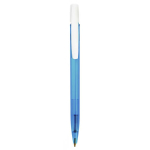 Bolígrafo BIC® Media Clic Clear | Tinta azul color azul