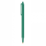 Bolígrafos personalizados baratos duraderos tinta azul BIC® Clic Stic color verde