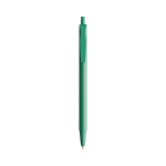 Bolígrafos personalizados baratos duraderos tinta azul BIC® Clic Stic color verde vista frontal