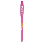 Bolis personalizados BIC giratorios tinta azul BIC® Super Clip color rosa