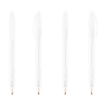 Bolígrafos anchos personalizados con tinta azul BIC® Wide Body color blanco