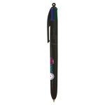 Bolígrafo con logo barato de tinta a cuatro colores BIC® 4 Colours color negro