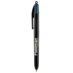 Bolígrafo con logo barato de tinta a cuatro colores BIC® 4 Colours color negro vista trasera