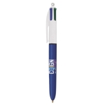 Bolígrafo con logo barato de tinta a cuatro colores BIC® 4 Colours color azul vista trasera