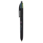 Bolígrafo BIC® 4 Colours Fashion color negro vista trasera