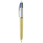 Boli a cuatro colores con acabado brillante BIC® 4 Colours Shine color dorado