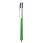 Bolígrafos tinta de cuatro colores personalizados BIC® 4 Colours Glacé color verde
