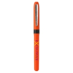 Bolígrafo BIC® Grip Roller | Tinta negra color naranja