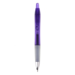 Bolígrafo de gel para evitar manchas tinta azul BIC® Intensity® Clic color violeta transparente