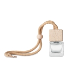 Ambientador para coche con difusor para regalo 5ml Fresh Air color madera vista lateral