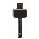 Brazalete deportivo para el móvil fabricado en neopreno Colors Plus color negro segunda vista