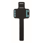 Brazalete deportivo para el móvil fabricado en neopreno Colors Plus color negro tercera vista