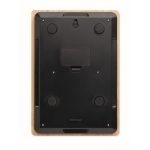 Báscula de cocina personalizada de bambú digital hasta 5kg Natura color madera cuarta vista