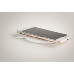 Cargadores inalámbricos reciclados de carga rápida Recyclemate color blanco vista fotografía quinta vista