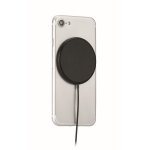 Cargador inalámbrico magnético delgado con carga rápida Circle color negro quinta vista