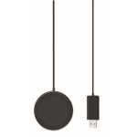 Cargador inalámbrico magnético delgado con carga rápida Circle color negro sexta vista