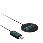 Cargador inalámbrico magnético delgado con carga rápida Circle vista de impresión