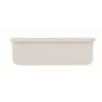 Fiambreras para merchandising con cubiertos 700ml TakeAway Small color blanco cuarta vista