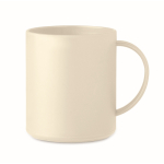 Taza para personalizar de plástico a color de 300ml color beige