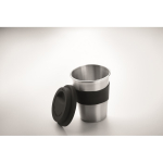 Vaso de acero inoxidable para llevar de 350ml color negro vista fotografía sexta vista