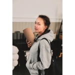 Esterilla de yoga de corcho personalizada con logo Yoga Cork color beige tercera vista bodegón