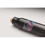 Botellas térmicas personalizadas de calidad sin fugas 500ml Contempo color negro vista principal