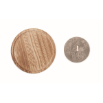 Portavelas personalizado con vela aromática de vainilla Wooden color gris segunda vista