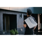 Bolsa de tela personalizada poliéster 190D reflectante Flash color plateado mate quinta vista bodegón