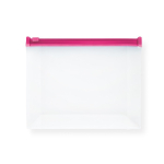 Bolsa hermética de plástico semi transparente Hermetic color rosa