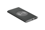 Cargador inalámbrico y powerbank de 4.000 mAh Powercard Chargepad color negro