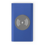 Cargador inalámbrico y powerbank de 4.000 mAh Powercard Chargepad color azul