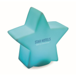 Estrella con luz de plástico promocional para decoración Luminosa Star color blanco vista principal cuarta vista