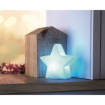 Estrella con luz de plástico promocional para decoración Luminosa Star color blanco segunda vista bodegón