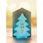 Árbol de plástico con luces de colores para decoración Luminosa Tree color blanco vista principal