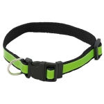 Collar reflectante para mascotas como regalo publicitario DogFluor color negro