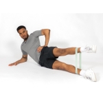 Set de 4 bandas elásticas de fitness con funda personalizada Strong color negro vista de ambiente 2