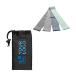 Set de 4 bandas elásticas de fitness con funda personalizada Strong vista de impresión